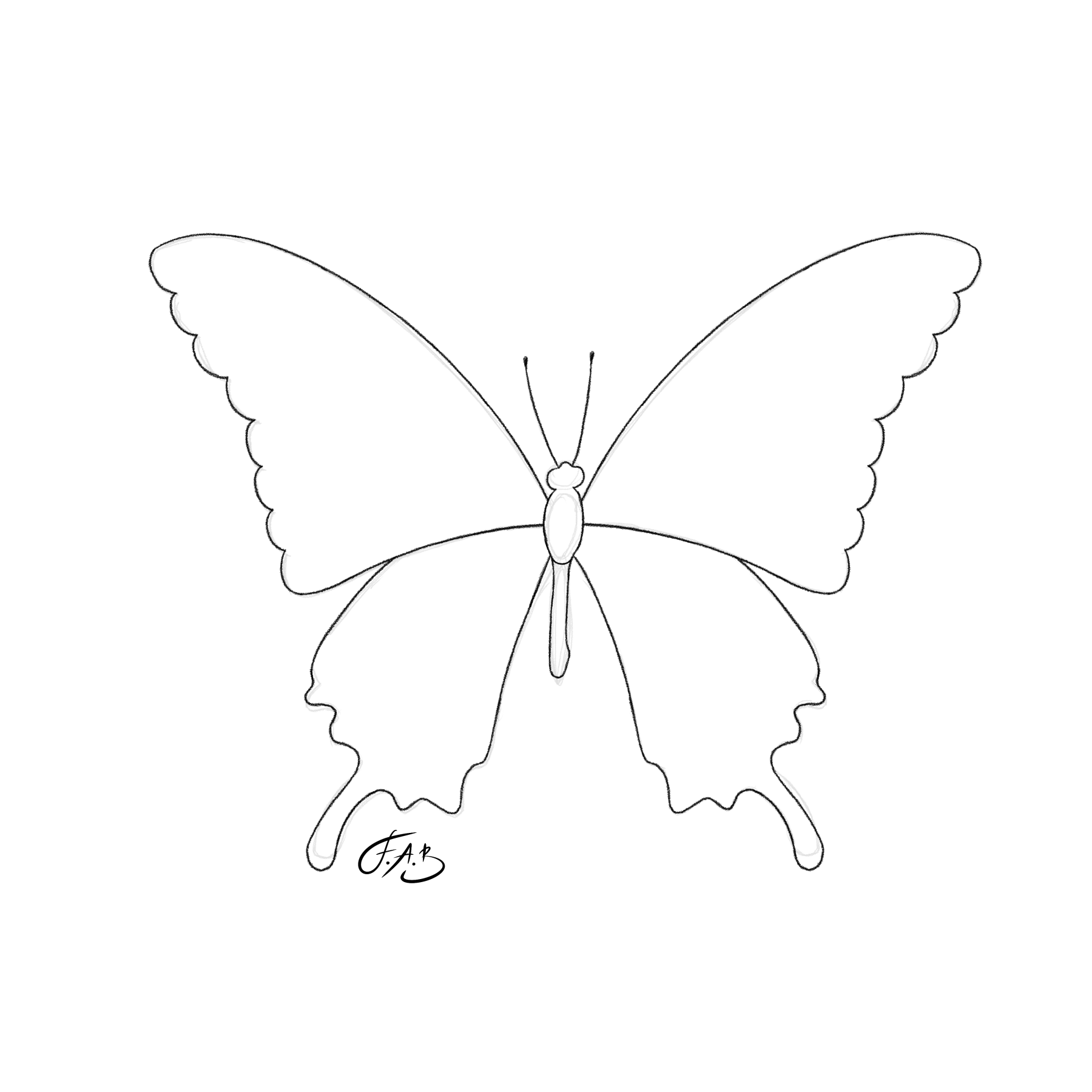 Giant Swallowtail Butterfly — version 1