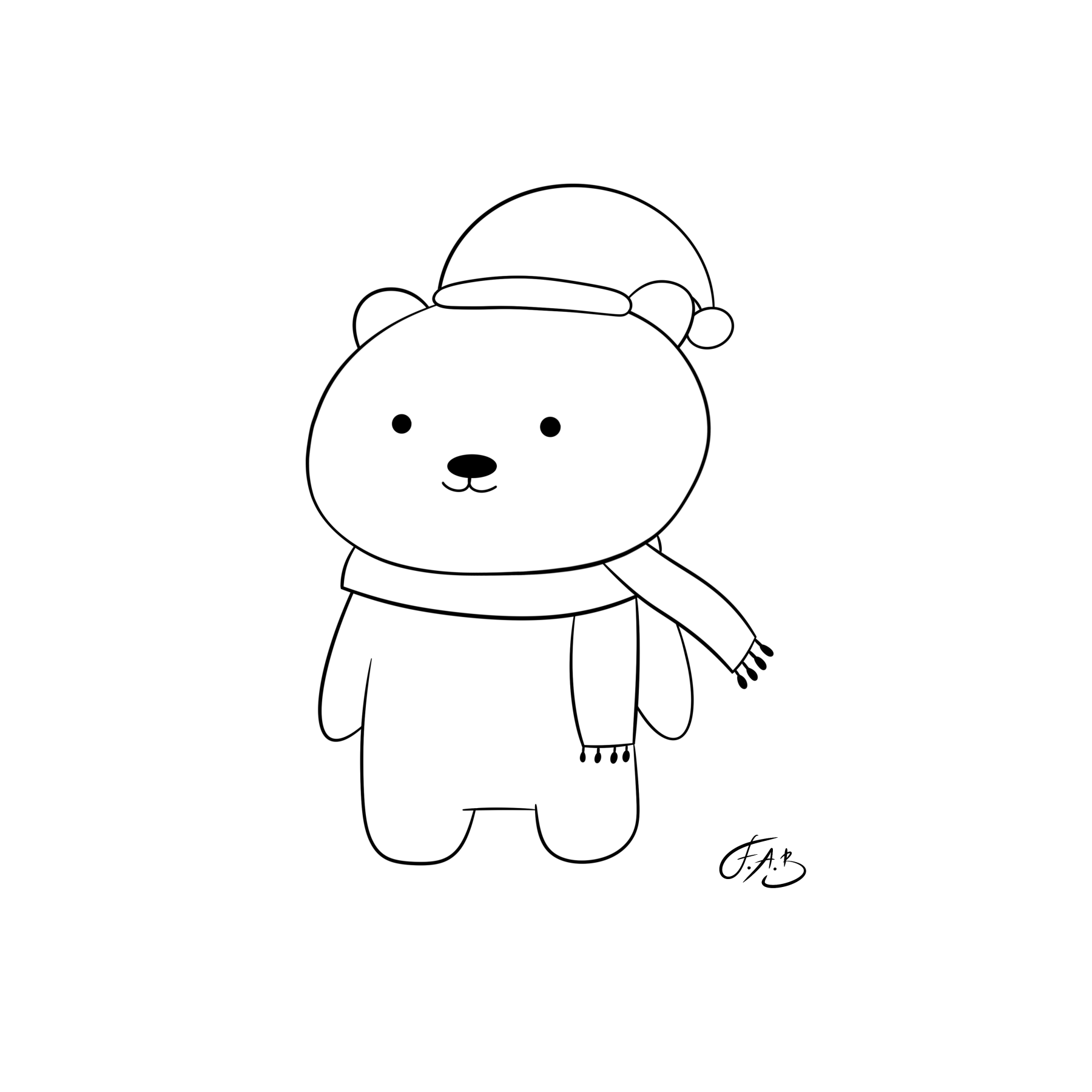 Christmas Bear — version 2