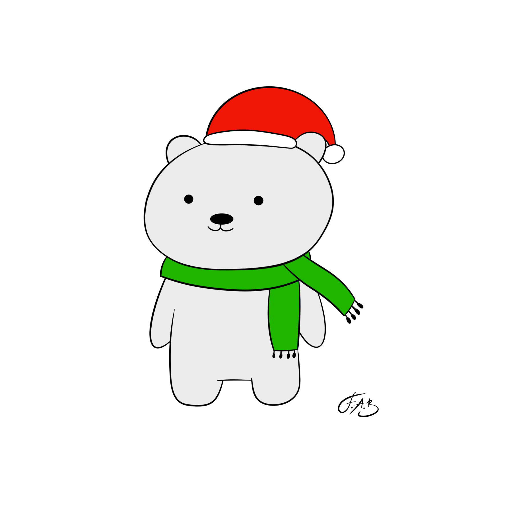 Christmas Bear — version 3