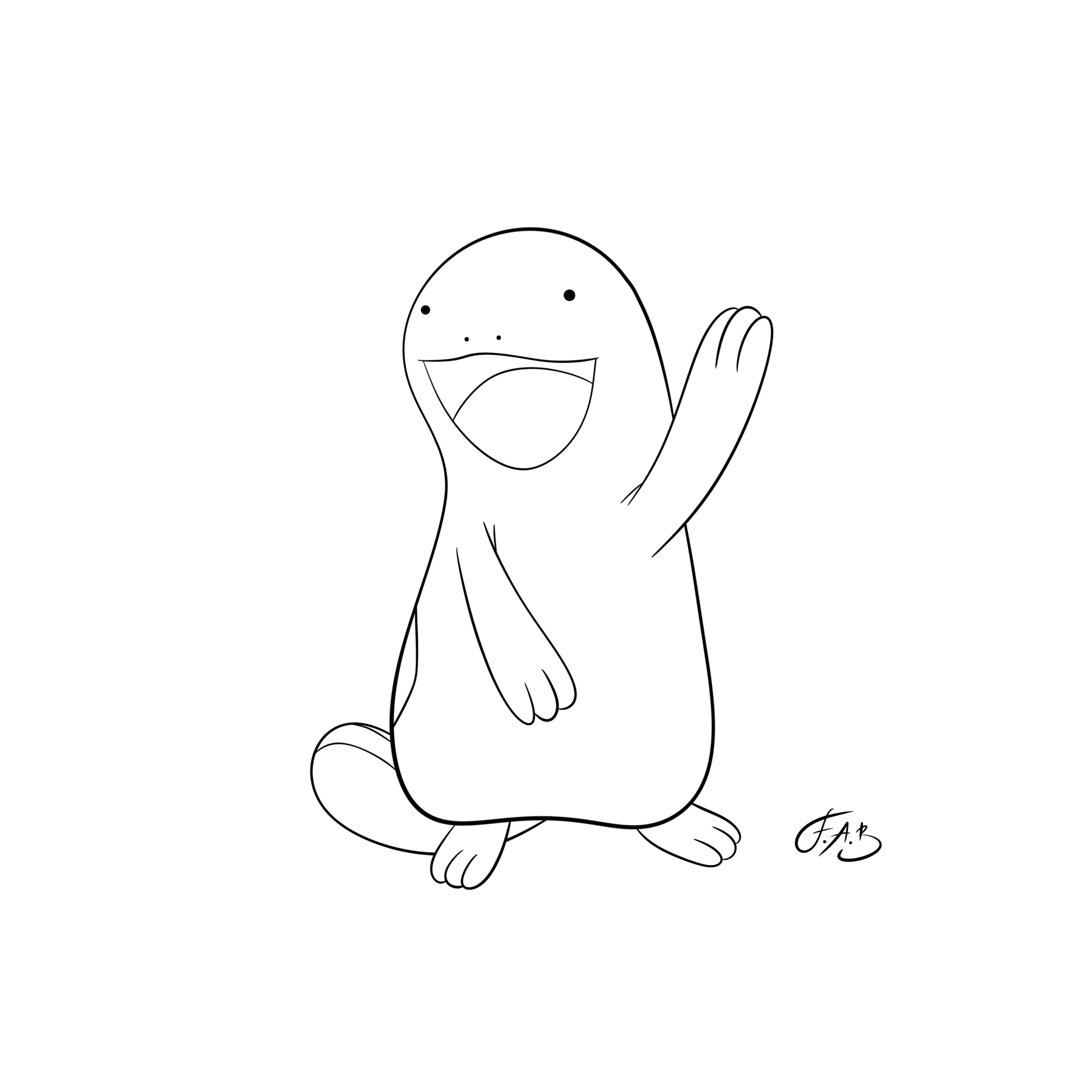 #0195 Quagsire — version 2