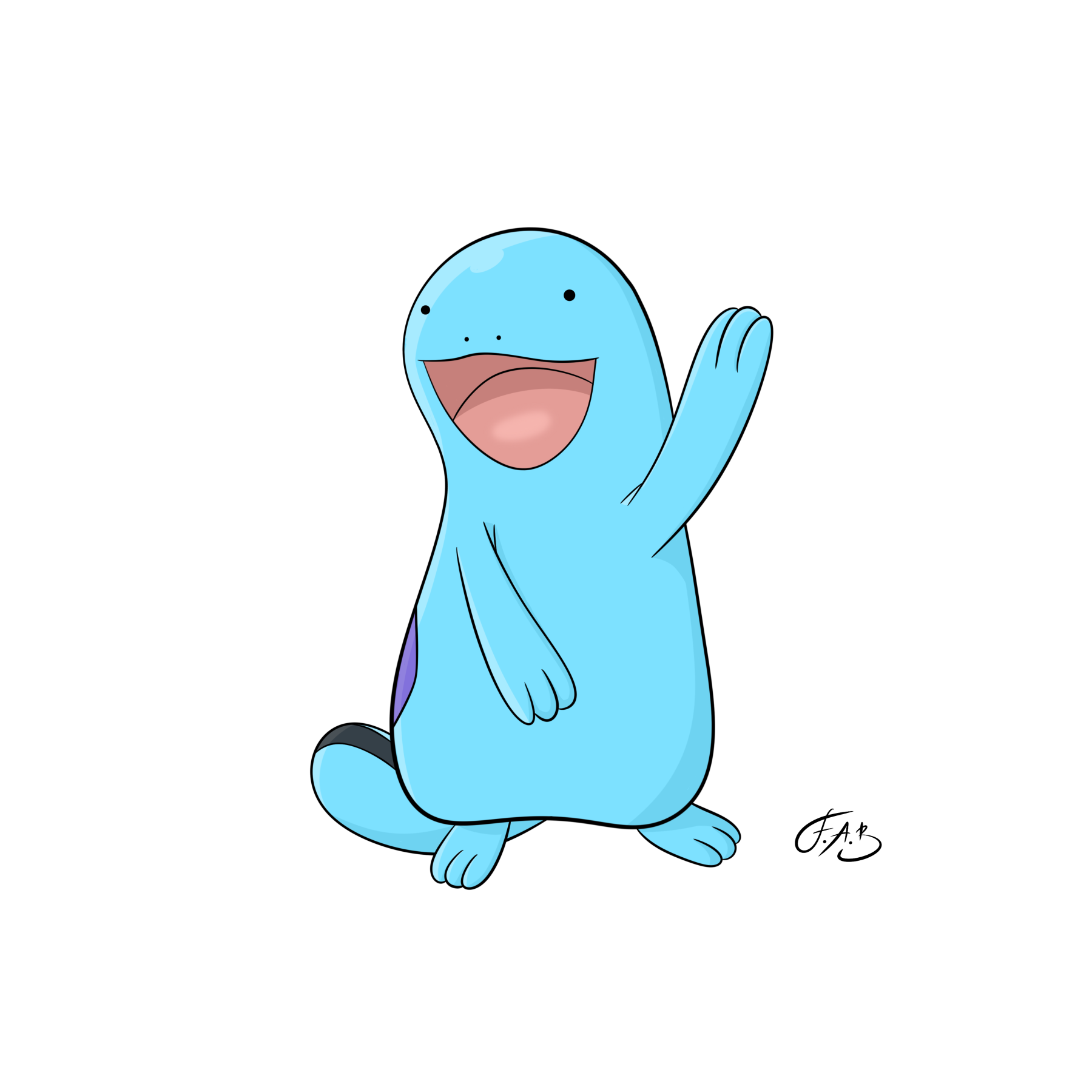 #0195 Quagsire — version 4