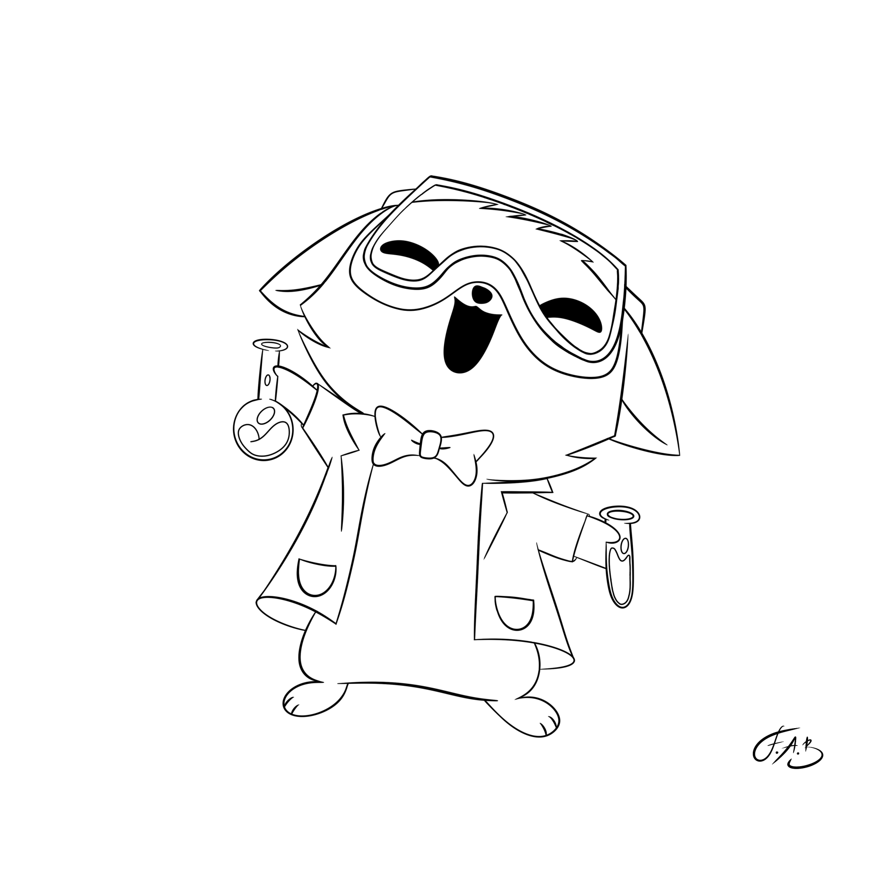 Mad Science Cat — version 2