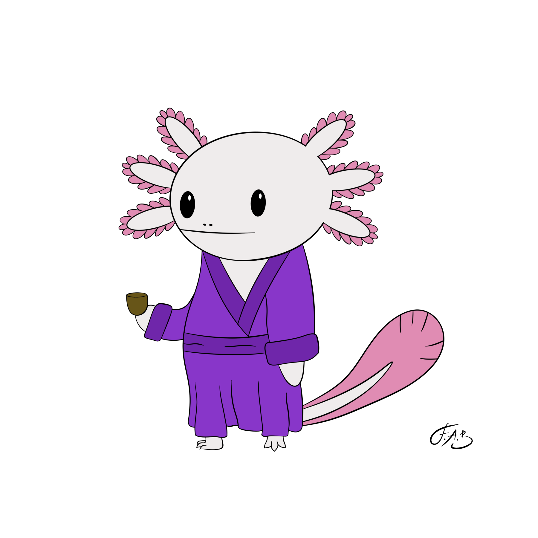 Axolotl Philosopher — version 3