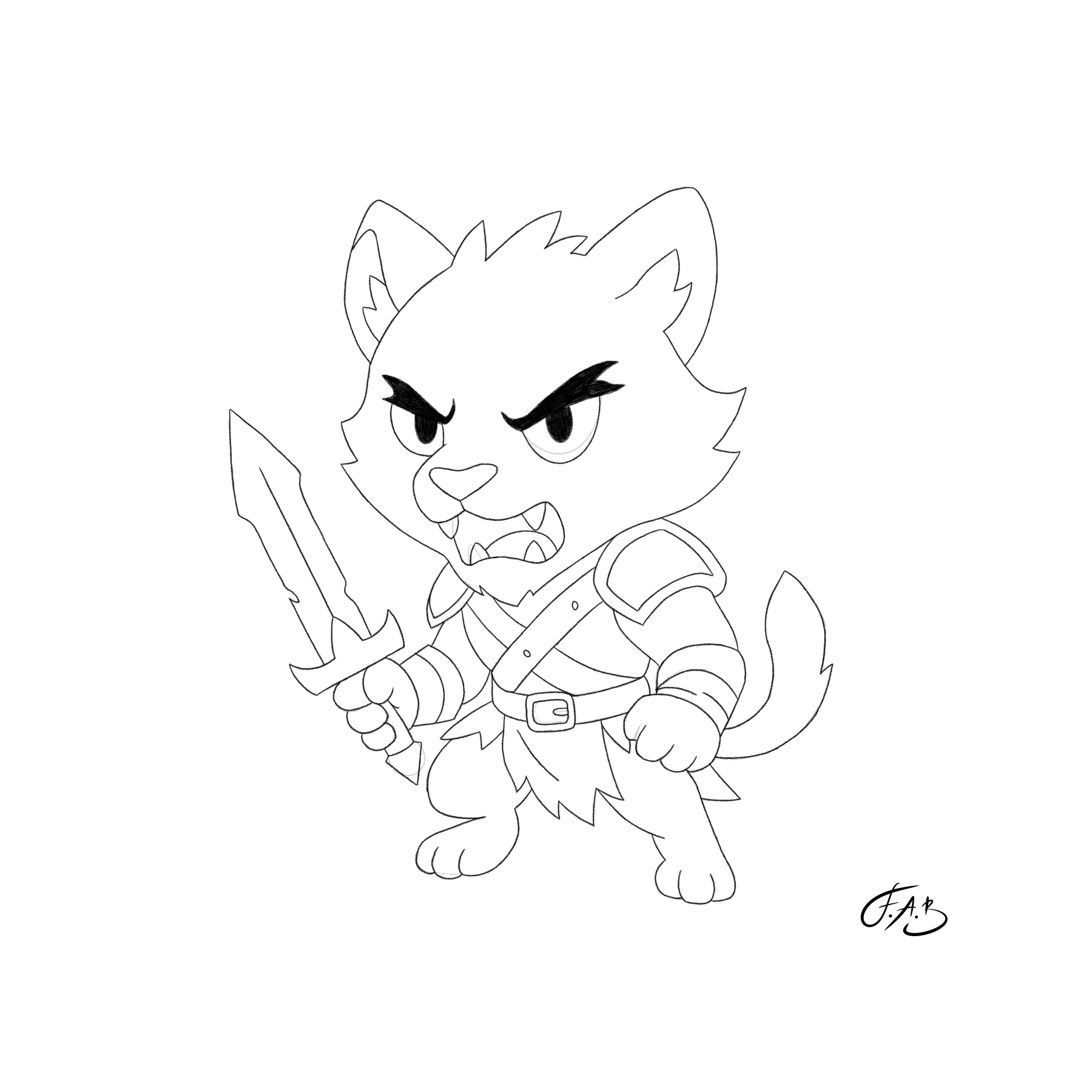 Hellscar Tigress — version 1