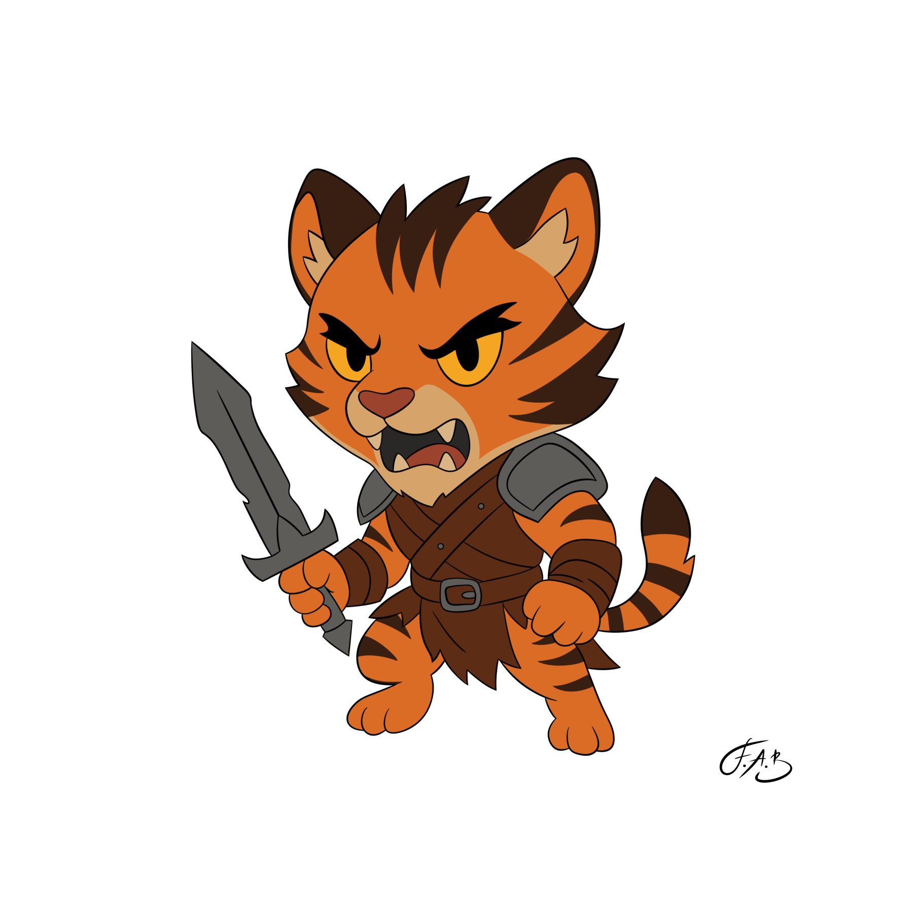 Hellscar Tigress — version 3