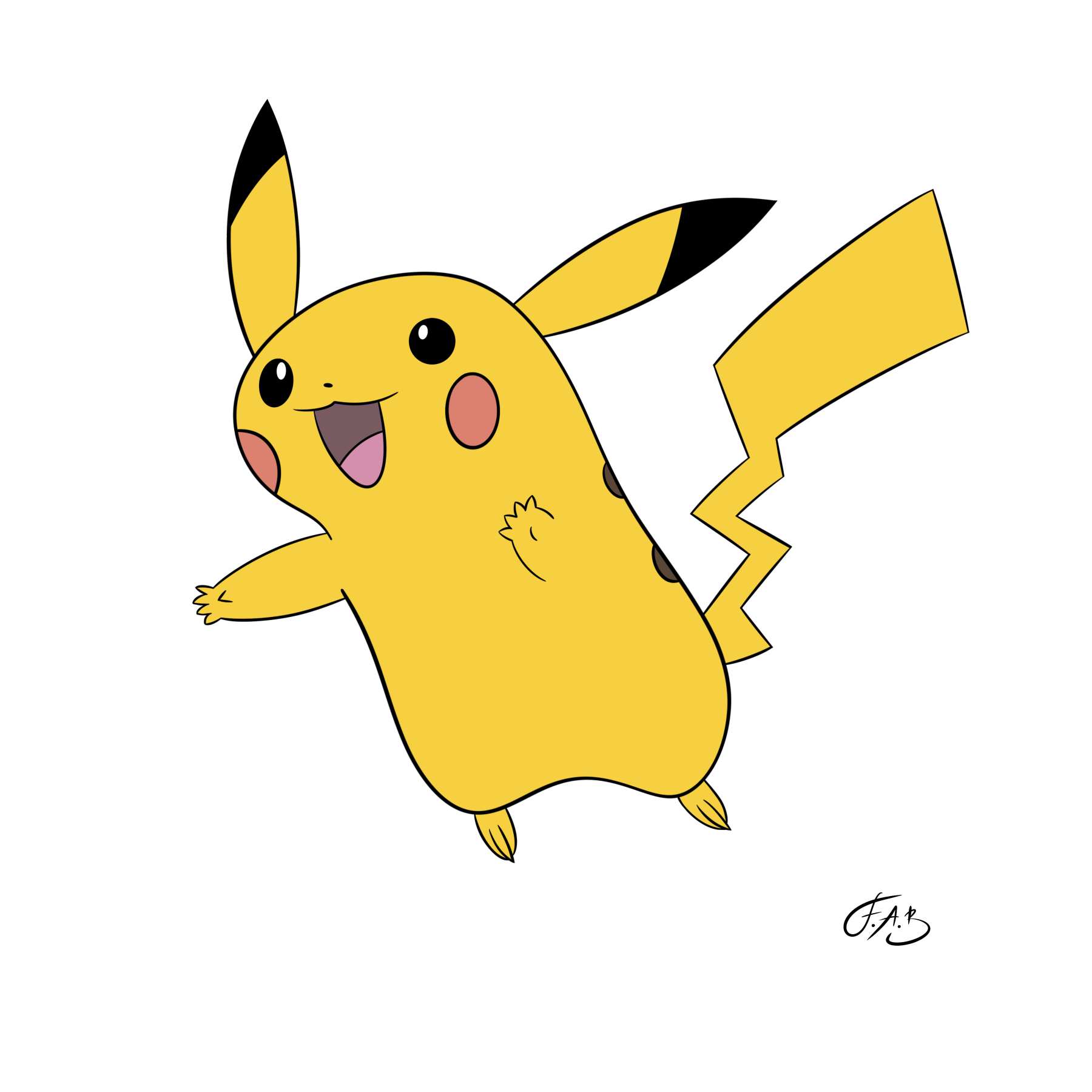 #0025 Pikachu — version 3