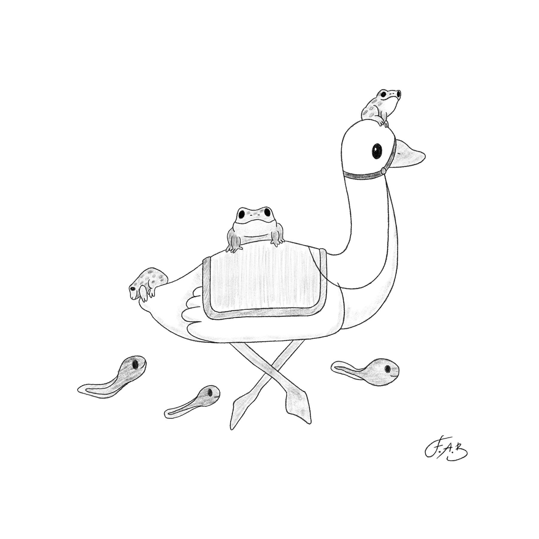 Goose and Frogs — version 1