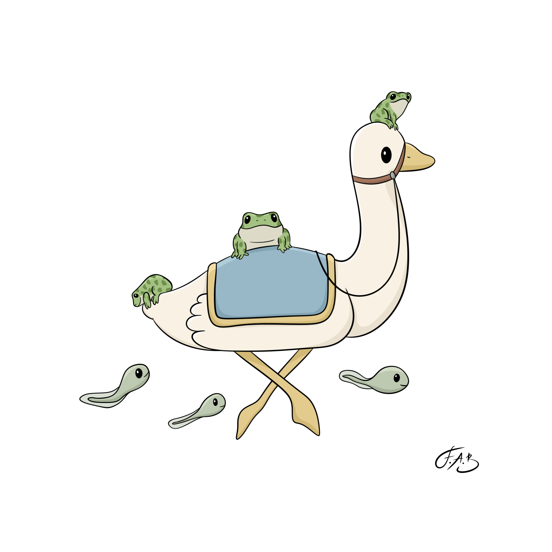 Goose and Frogs — version 4