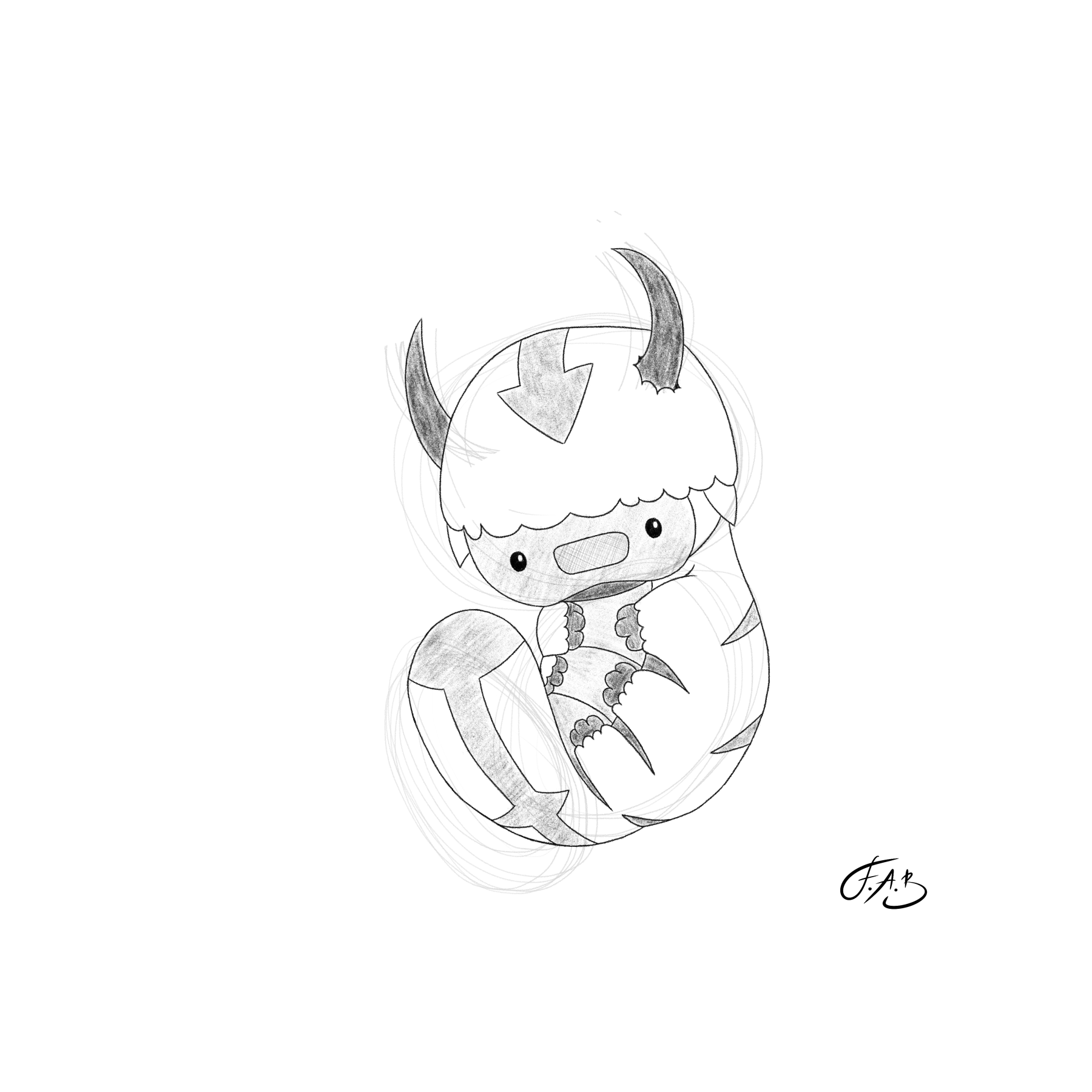 Baby Sky Bison — version 1