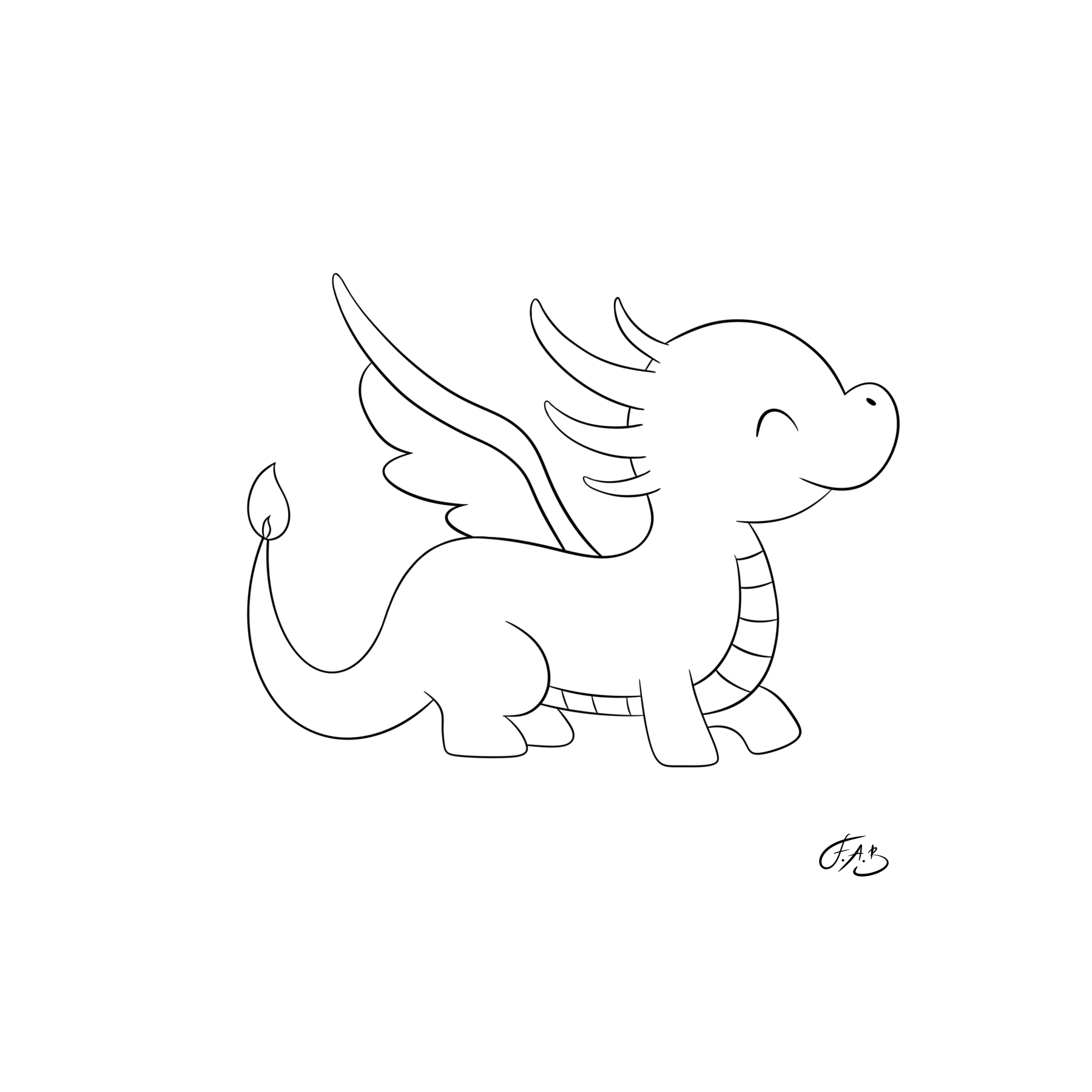 Green Emberflame Dragon — version 2