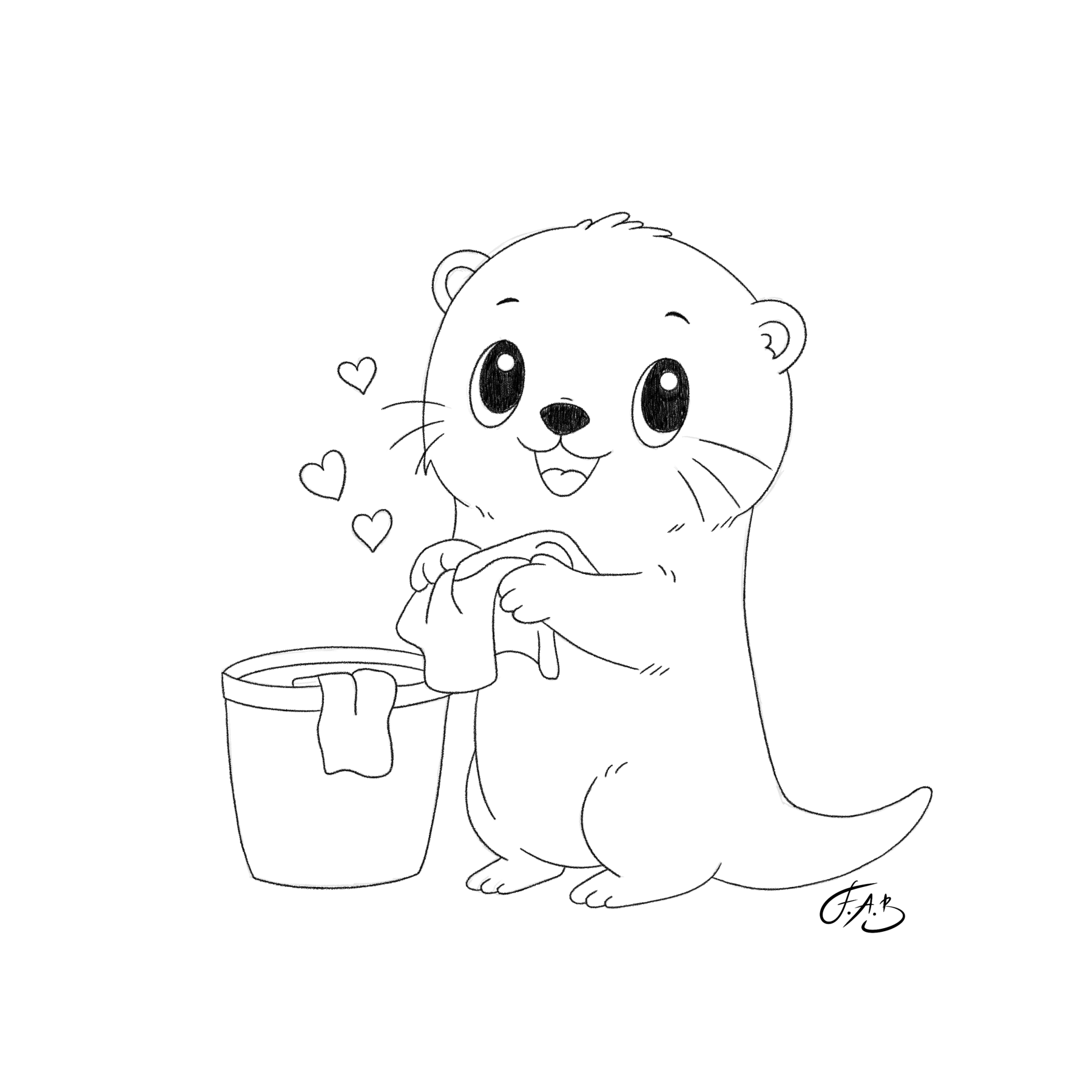 Laundry Otter — version 1