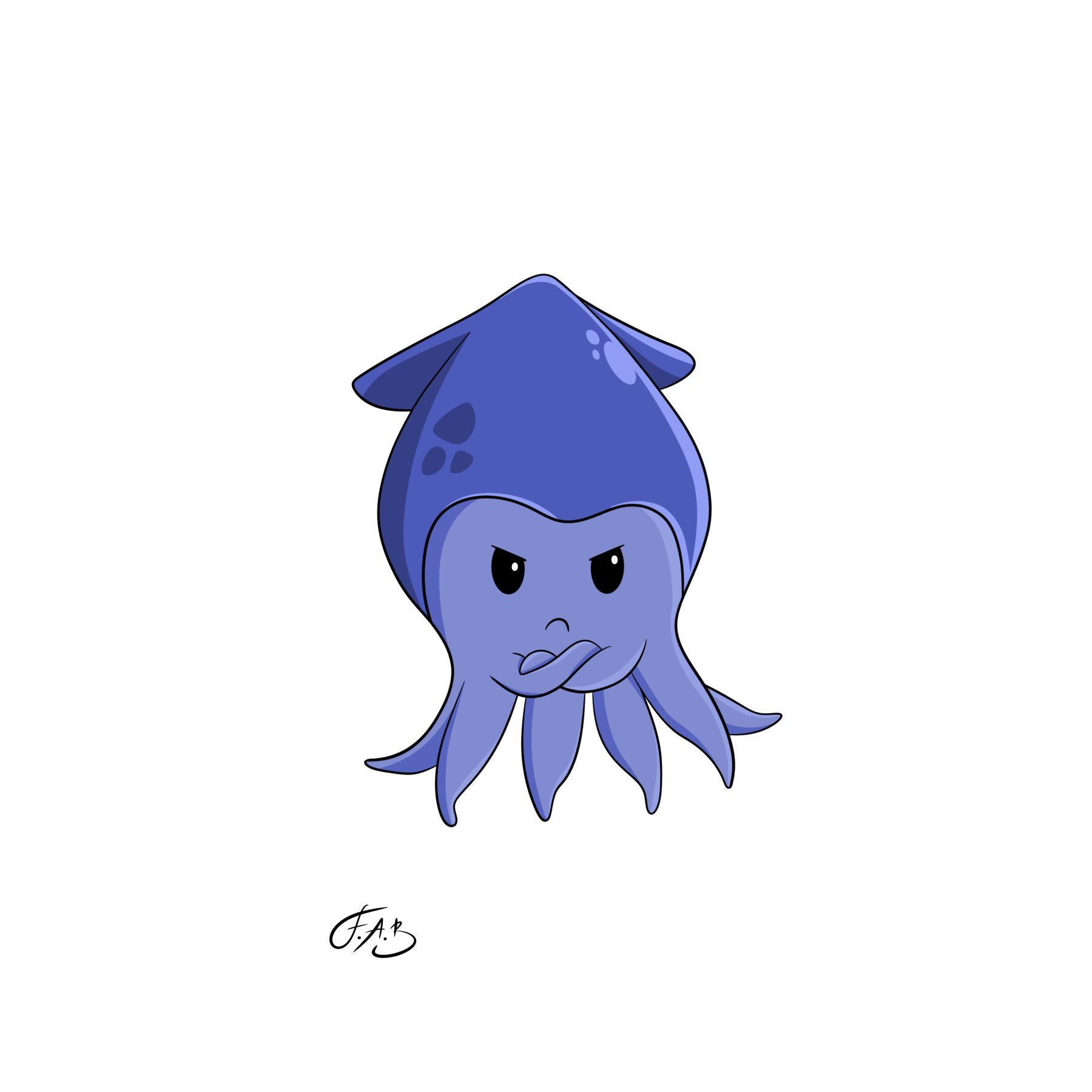 Annoyed Squid — version 4