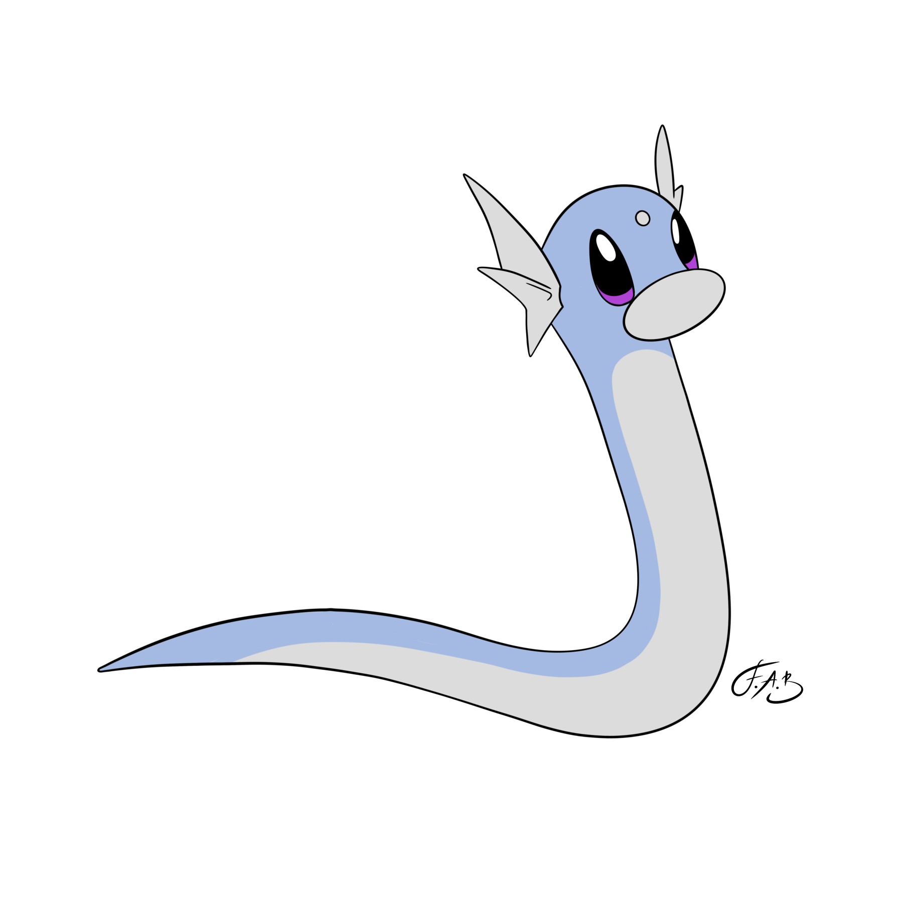 #0147 Dratini — version 3