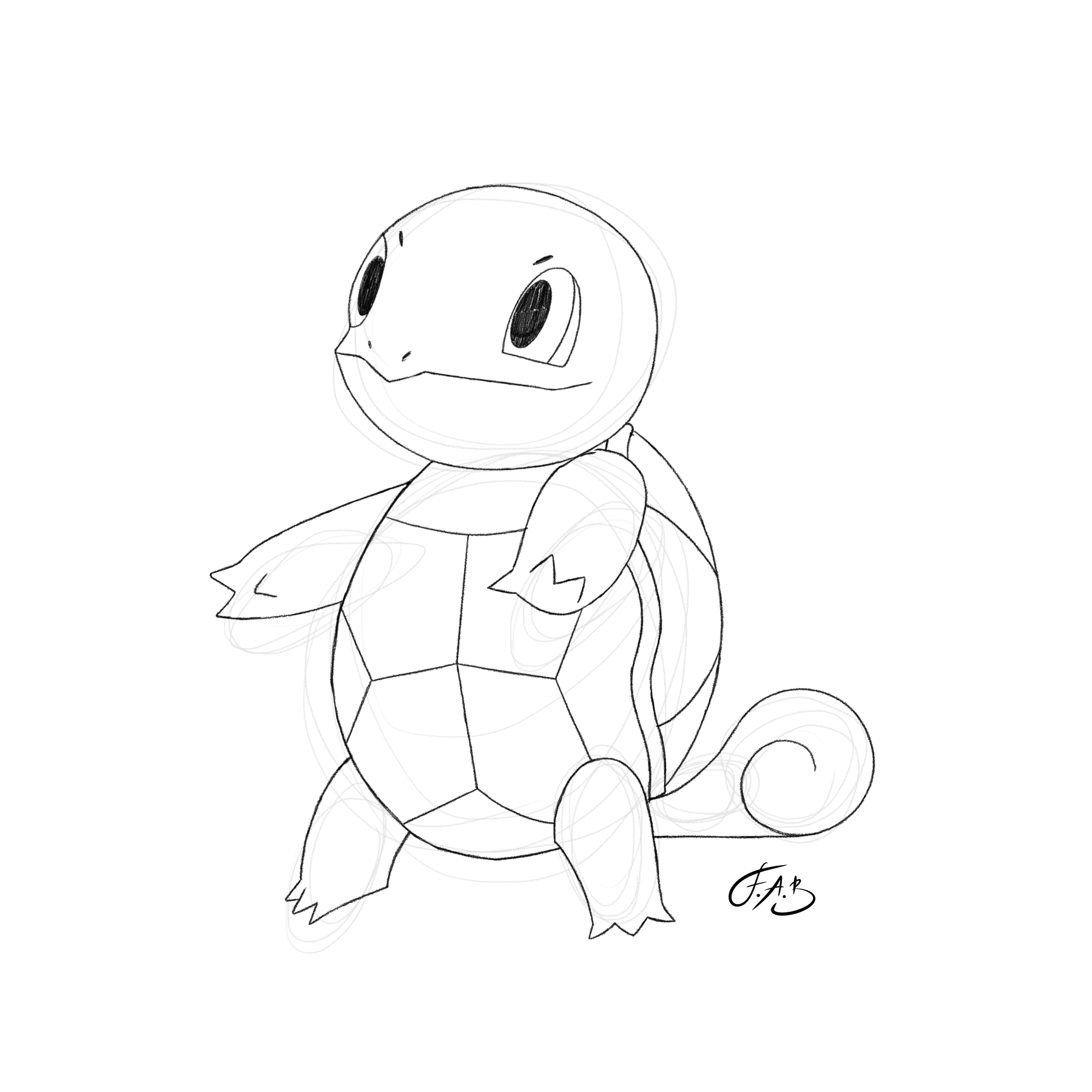 #0007 Squirtle — version 1
