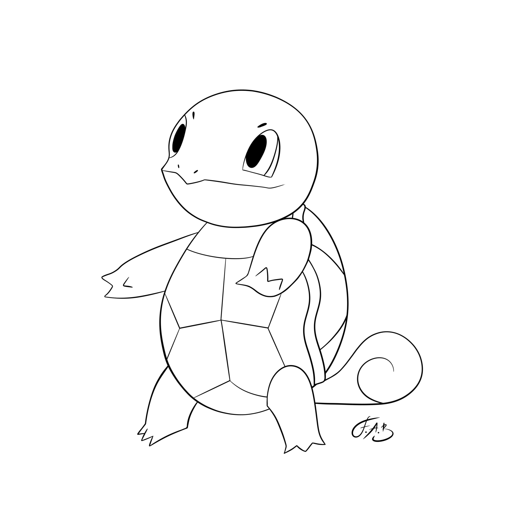 #0007 Squirtle — version 2