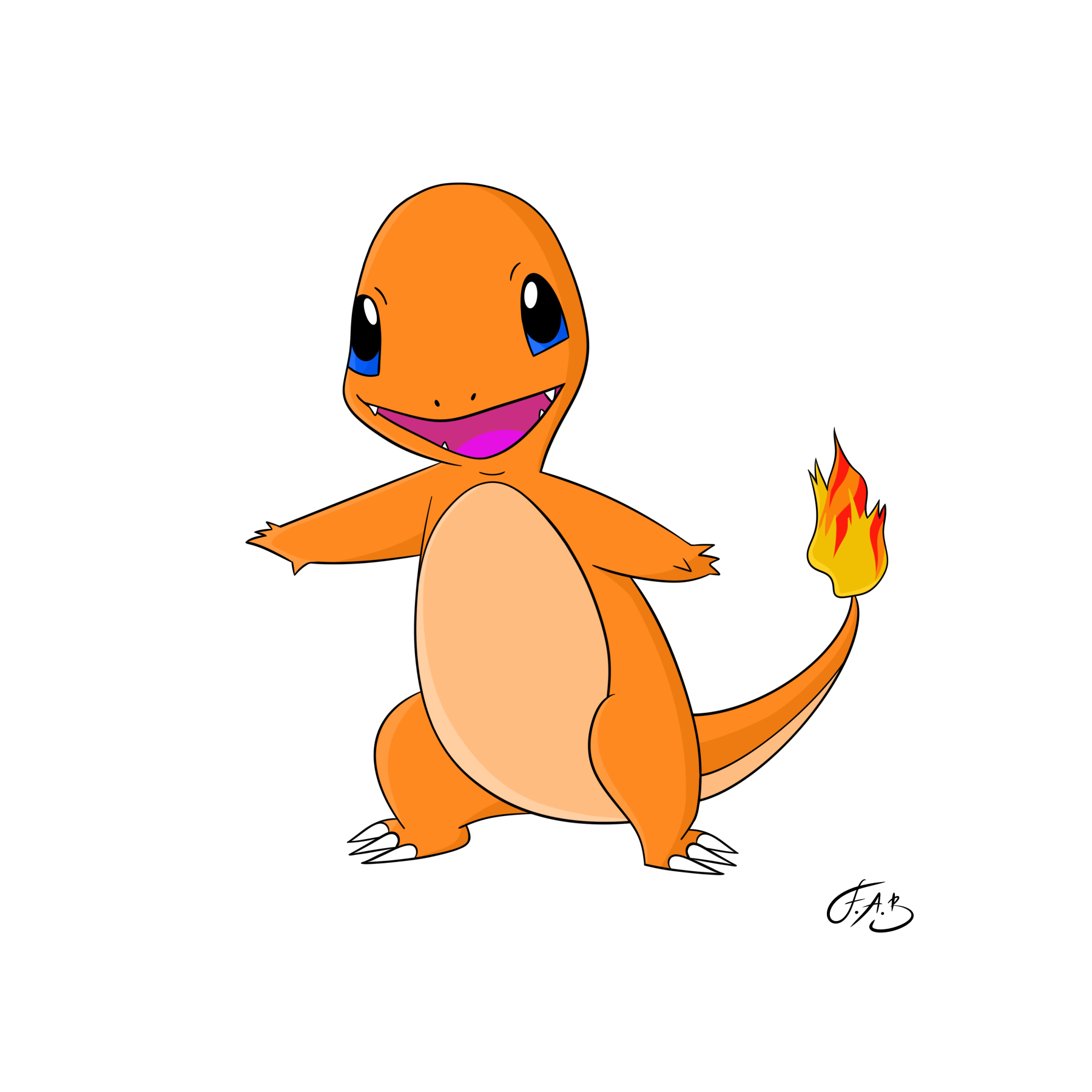 #0004 Charmander — version 4