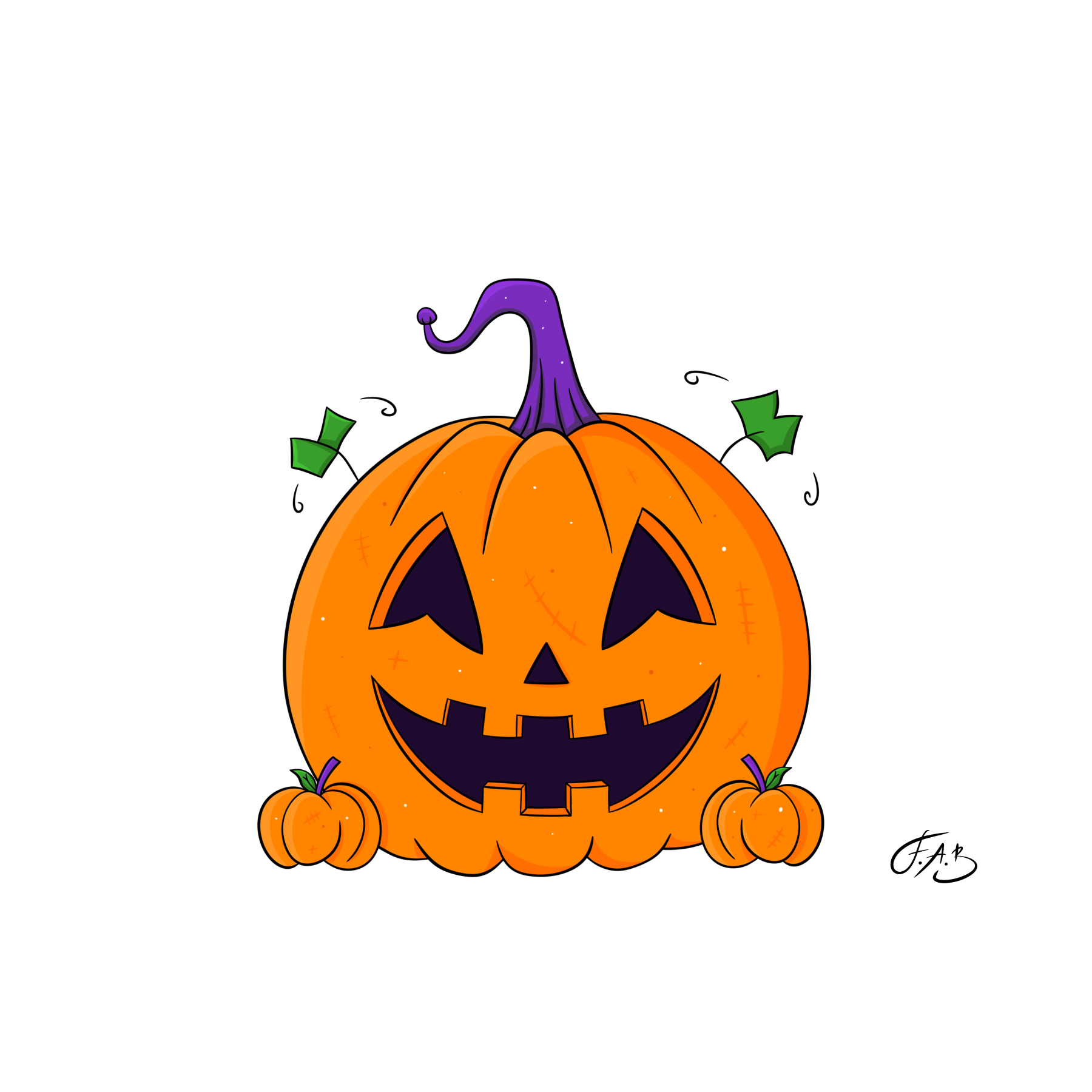 Halloween Pumpkin — version 4