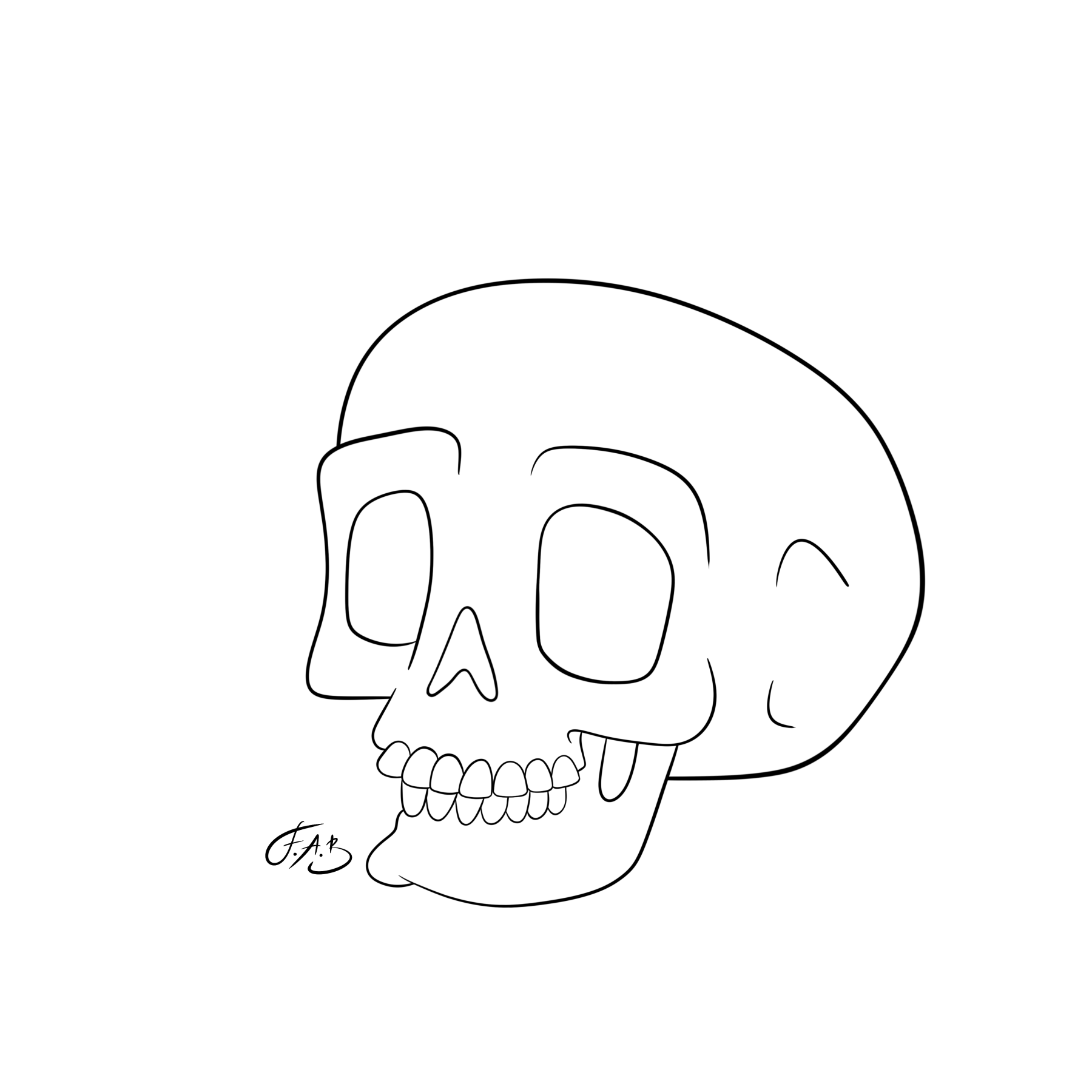 Halloween Skull — version 2