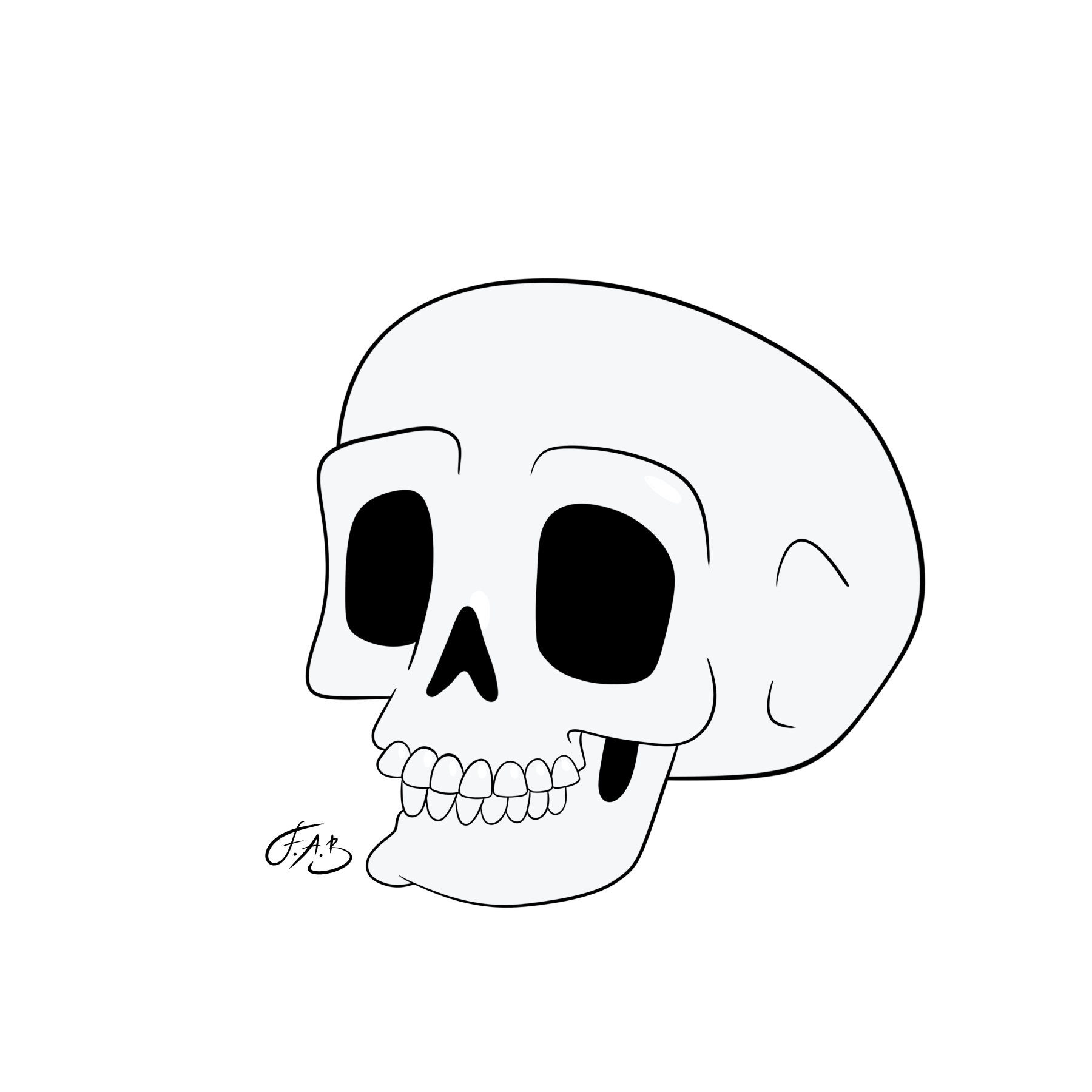 Halloween Skull — version 3